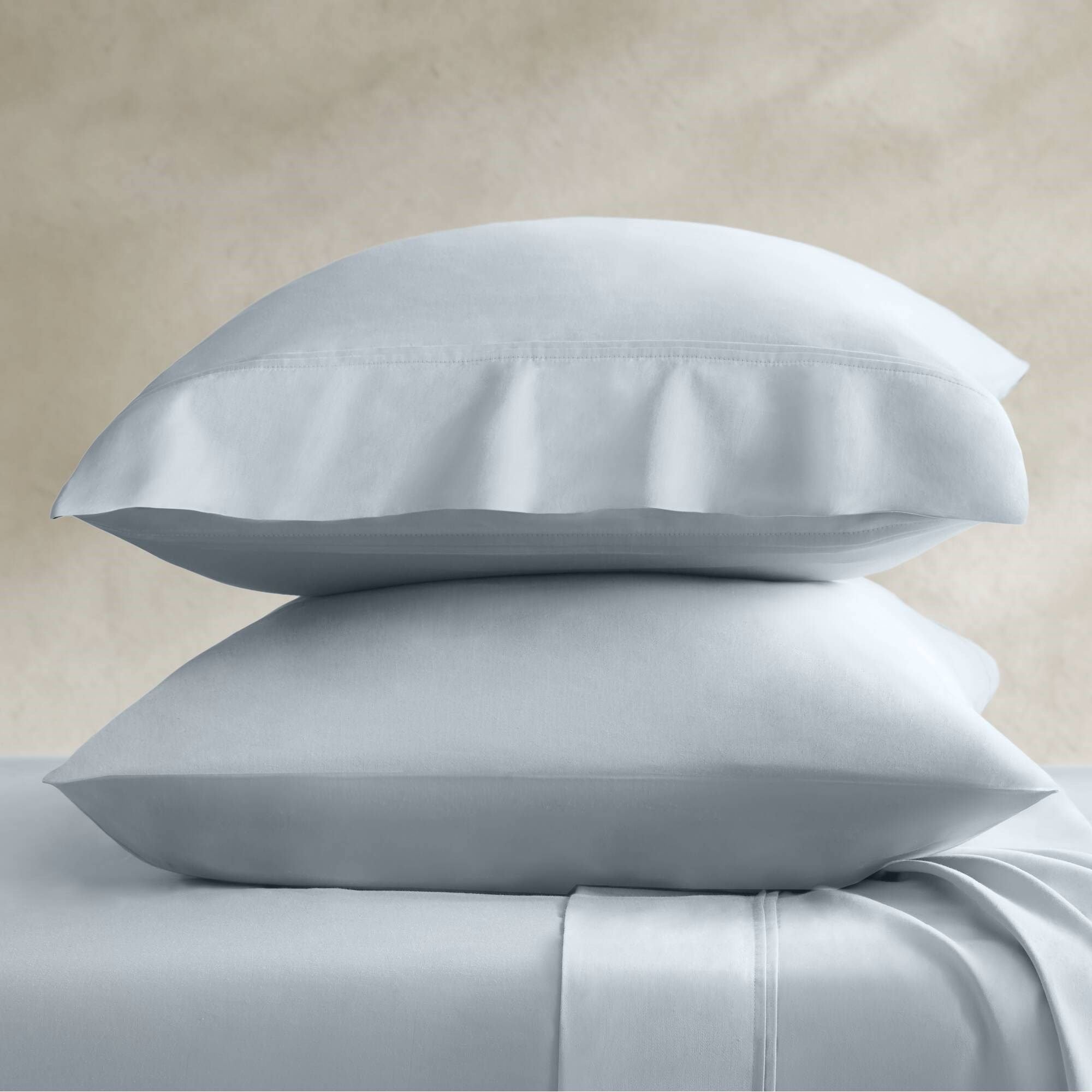 Split King Sateen Sheet Set - Blue