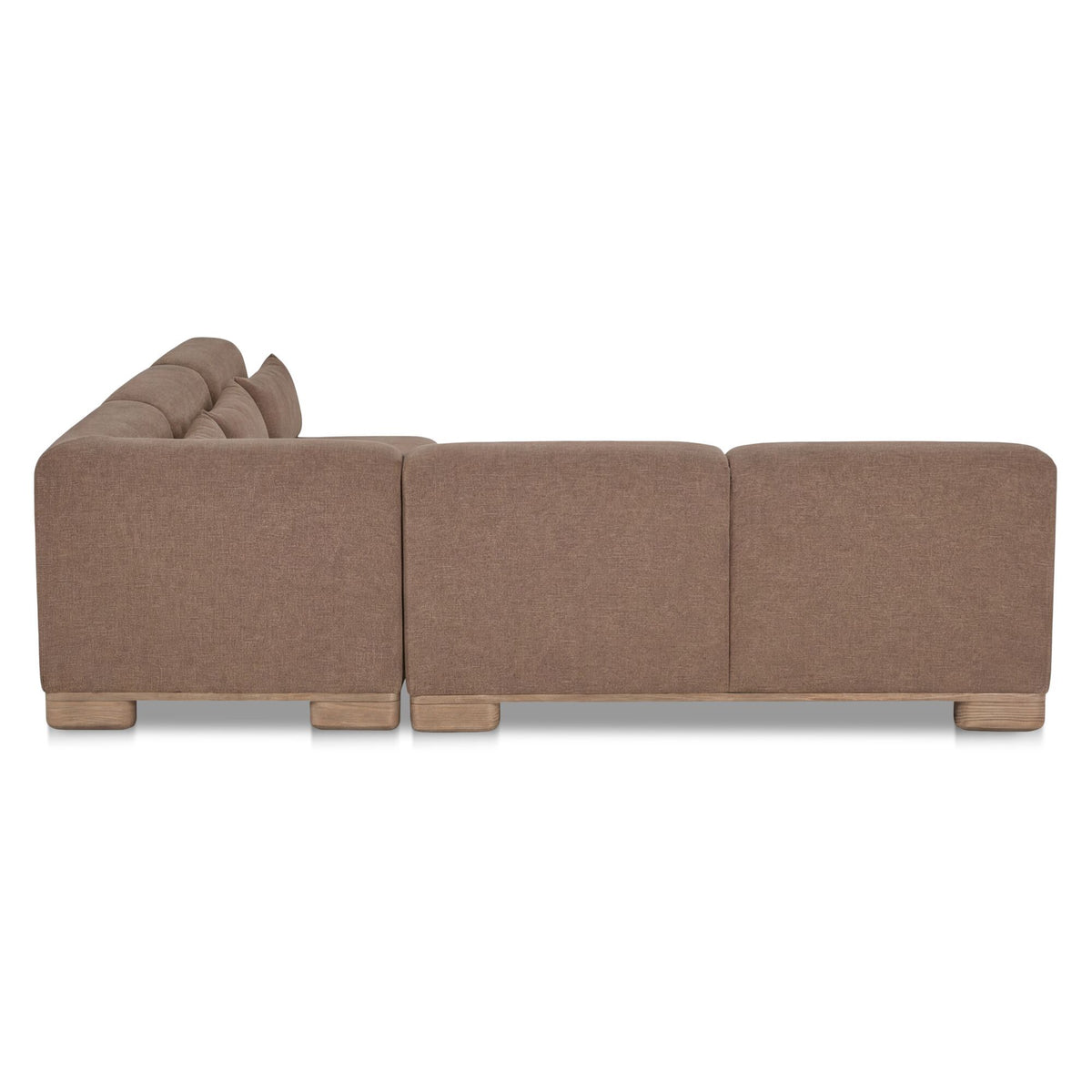 June - Corner Modular Sectional - Dark Brown