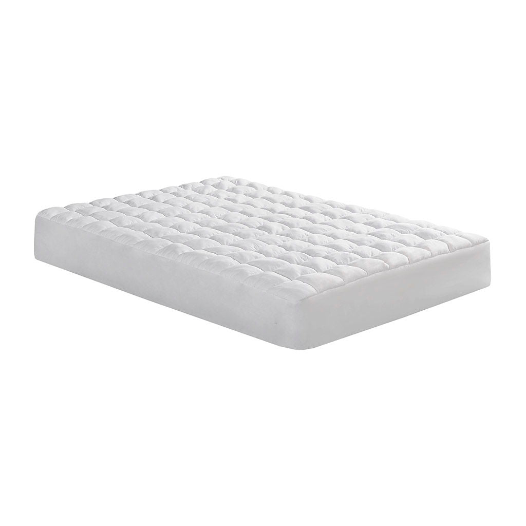 Dream Puff - Overfilled Down Alternative Mattress Pad - White