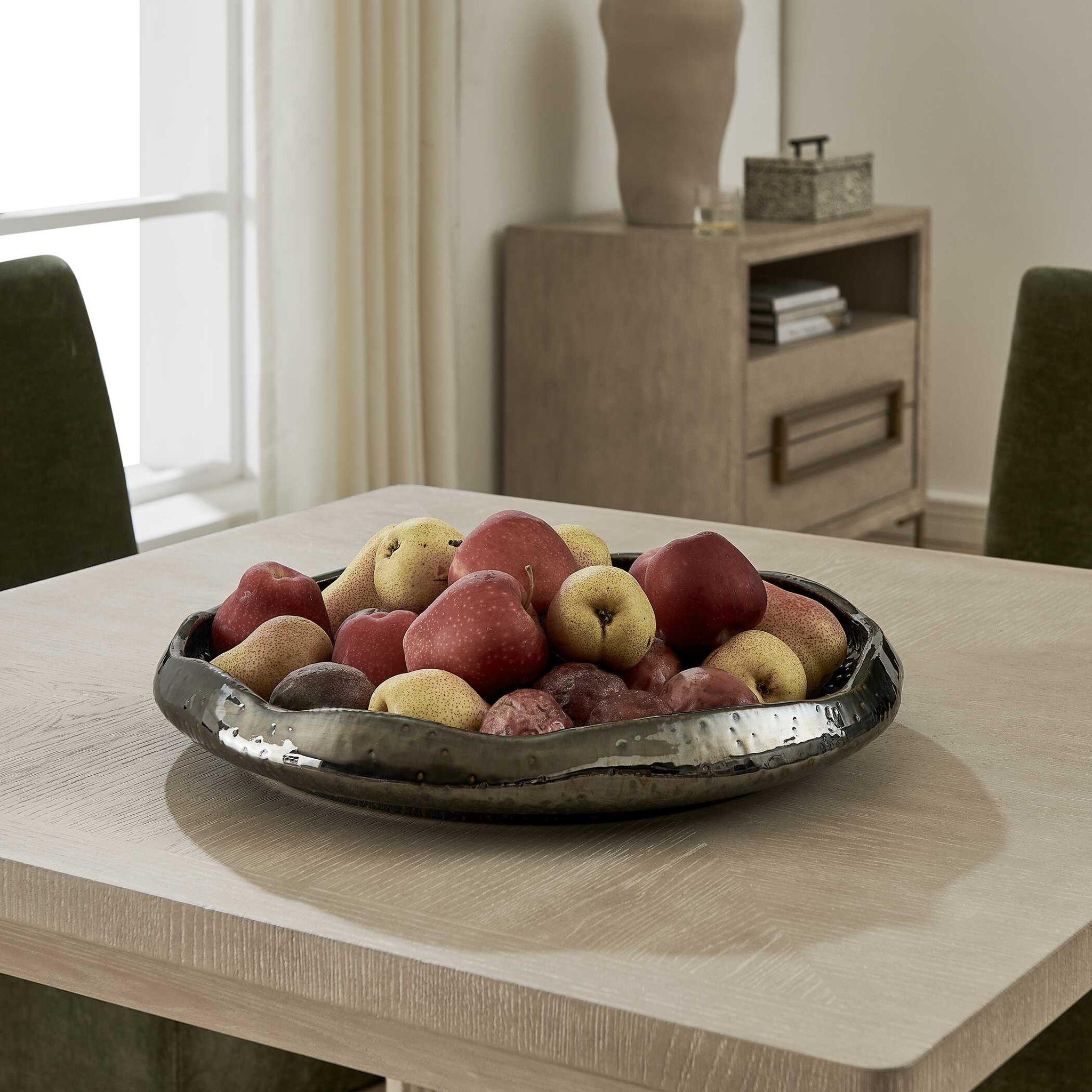 Stardust Ripple - Indoor-Outdoor Bowl - Black