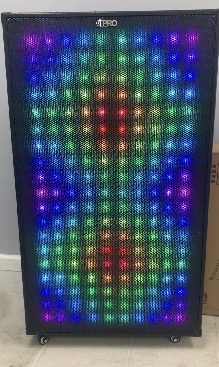 5000 Watt Dj Lifght Show Speaker - Black