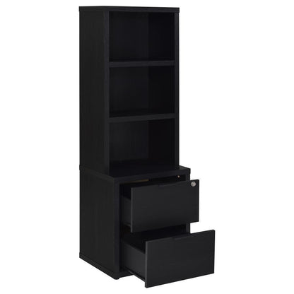 Westpark - 3-Shelf Bookcase USB And Lockable Drawer