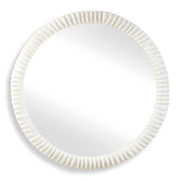 Akiko - Round Mirror - White