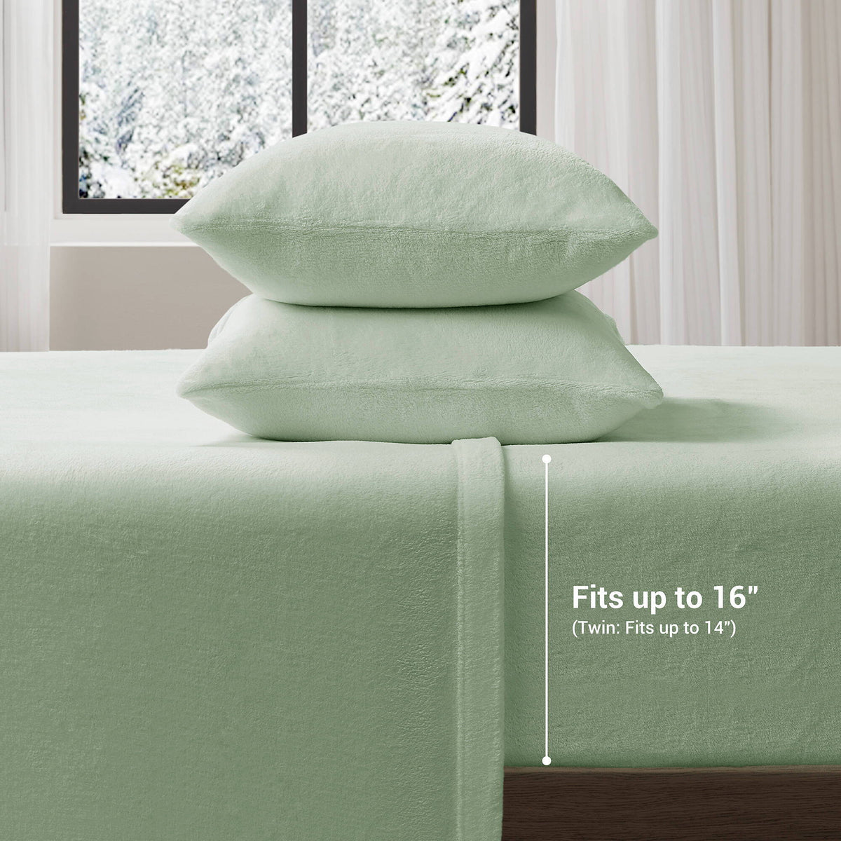 Soloft Plush - Sheet Set - Green