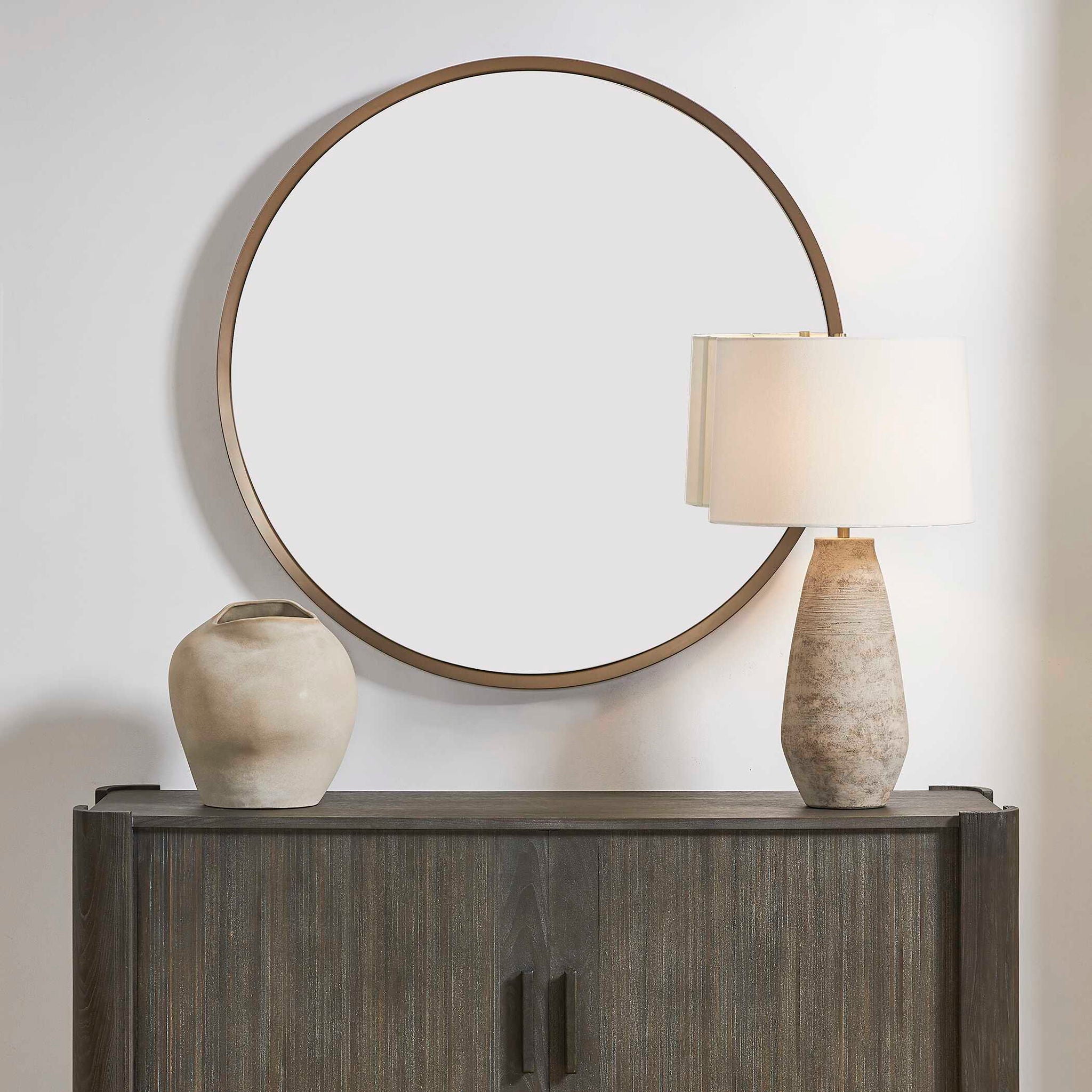 Torrado - Round Mirror - Bronze