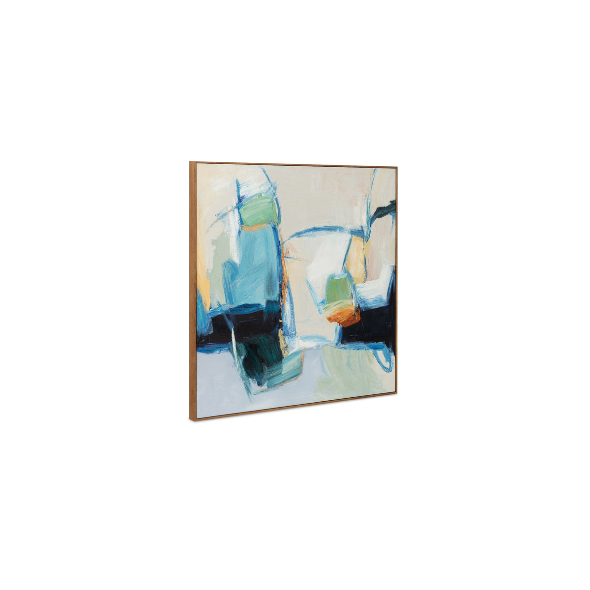 Vitality - Framed Painting - Multicolor