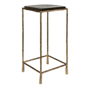 Ovard - Antiqued Accent Table - Bronze