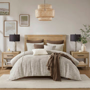 Chapman - 9 Piece King Comforter Set - Nuetual Ivory