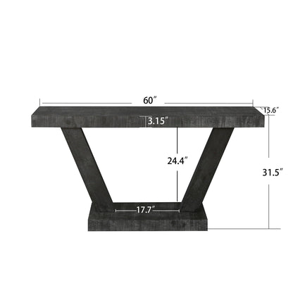 Vintage Distressed Wood Entryway Bench With 2 Tier Storage Cabinet