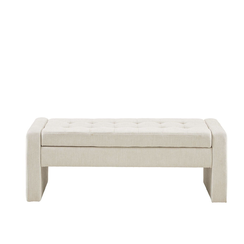 Gillian - Storage Bench - Cream