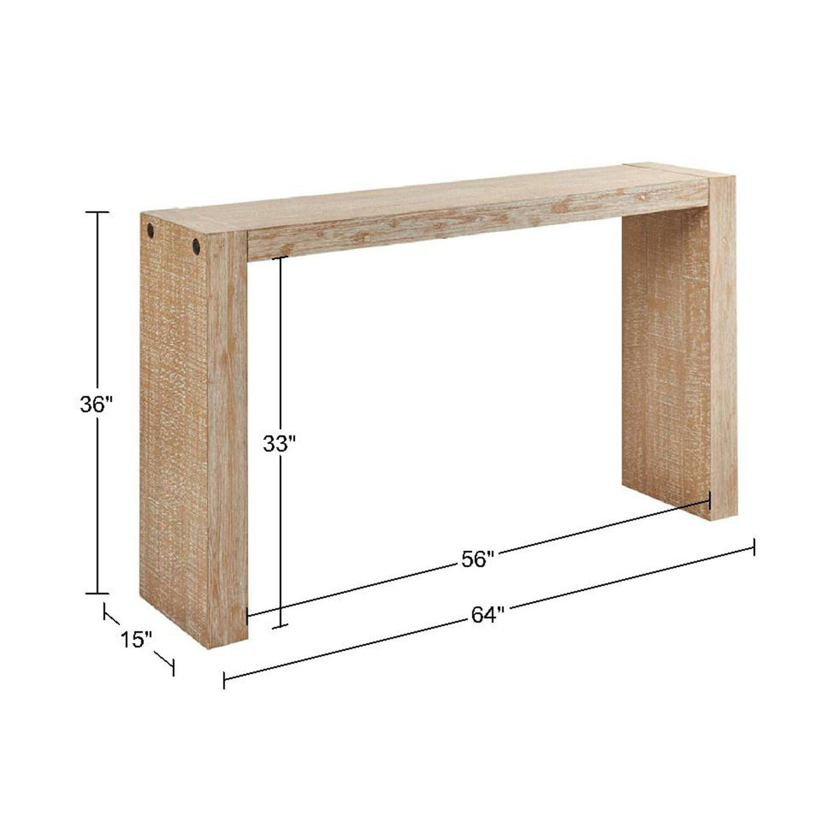 Monterey - Console Table - Natural