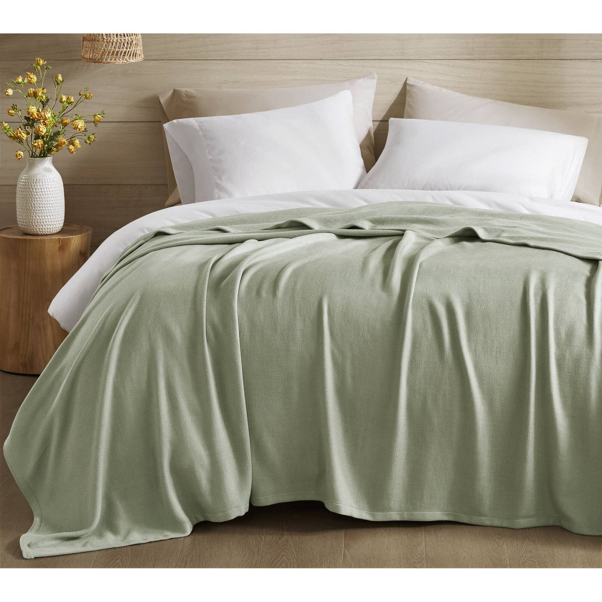 Bamboo Cotton - Full/Queen Rayon From Blanket - Sage Green