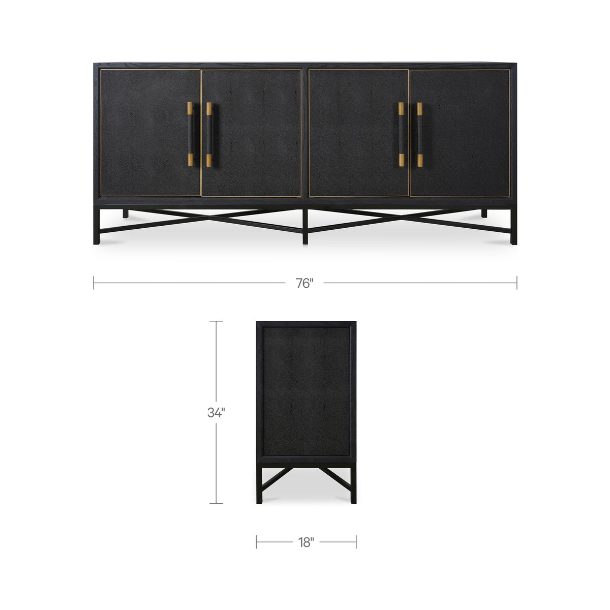 Mako - Sideboard - Black