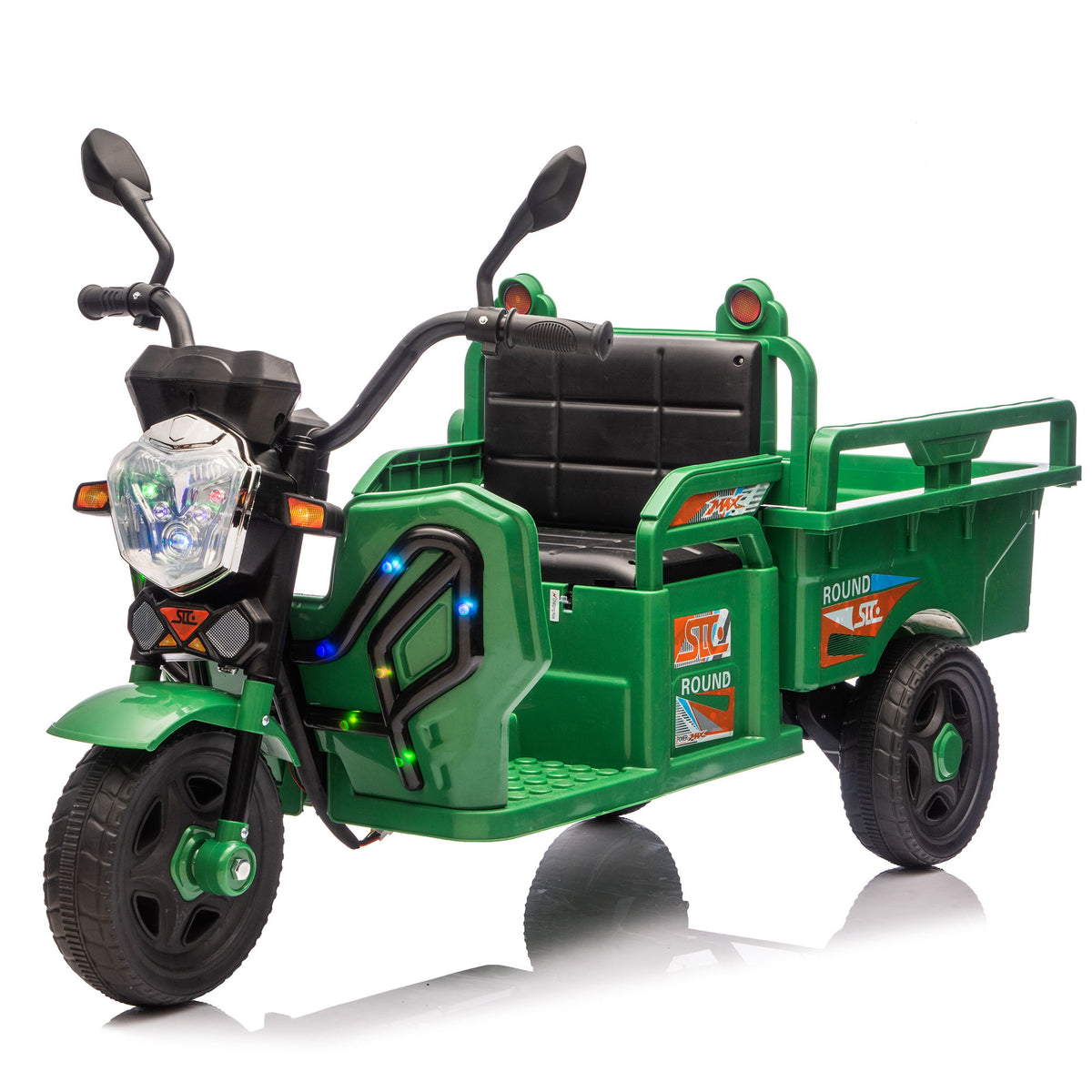 12V Kids Electric 3 Wheel Cargo Truck With LED Lights & Music