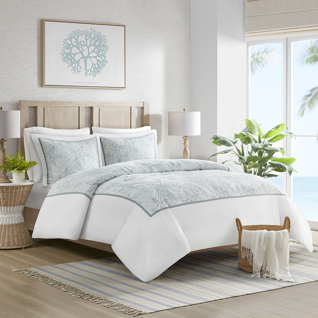 Maya Bay - Duvet Cover Mini Set - White