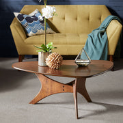 Blaze - Wood Triangle Coffee Table - Brown