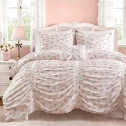 Anabelle - Twin Long Comforter Set - Pink