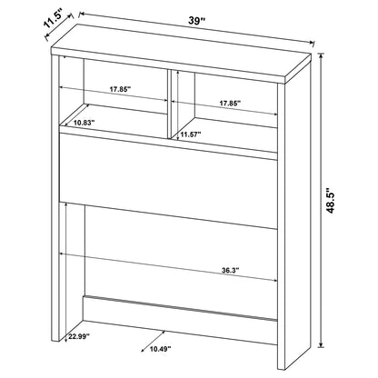 Geary - 3 Piece Bedroom Set With Bookcase Headboard