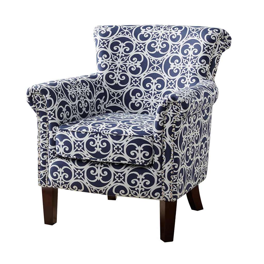 Brooke - Tight Back Club Chair - Navy