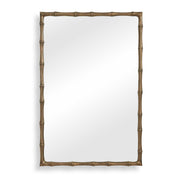 Brass Bamboo - Rectangle Mirror - Brass / Gold