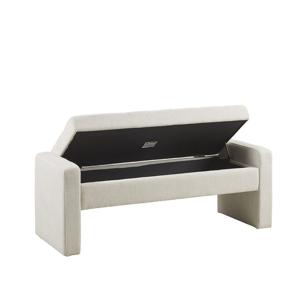 Gillian - Storage Bench - Cream