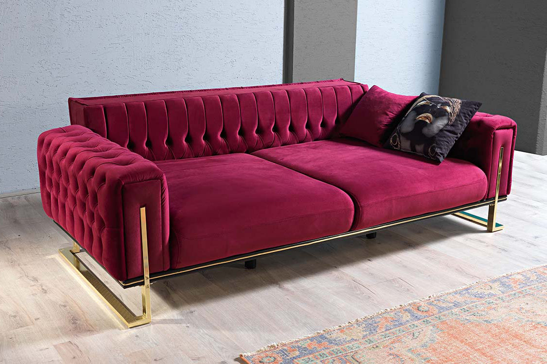 Tesla Gold Sofa