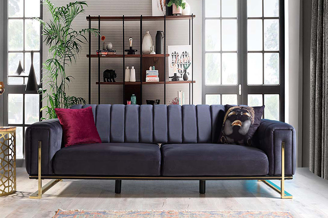 Tesla Gold Sofa